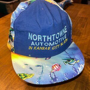 Vintage NorthTowne Automotive Kansas City North underwater adjustable hat cap